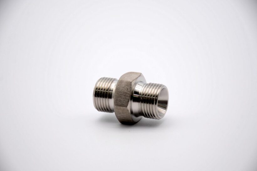 316SS BSPM PTFE Adaptor x BSPP Male